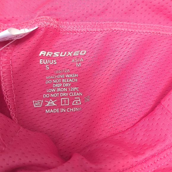 Cycling Bike Shorts Pink Padded - Picture 3 of 4